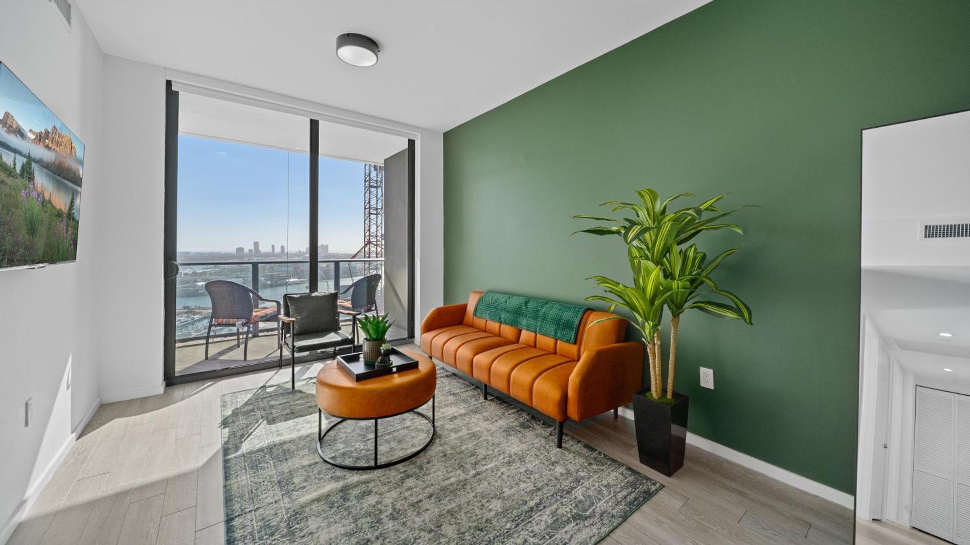 2-bedr Downtown Bay Views Appartement